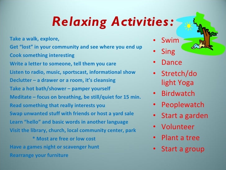 The Purpose of Recreation