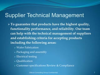 Quality & Reliability Consultant