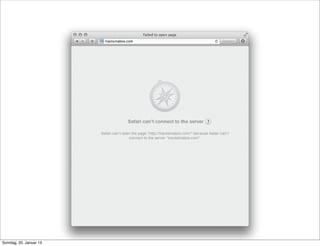 Sonntag, 20. Januar 13
 