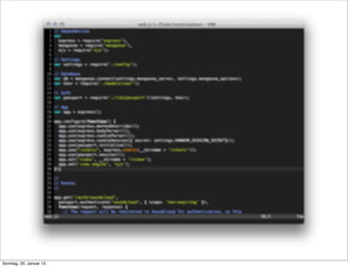 Sonntag, 20. Januar 13
 