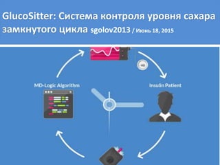 GlucoSitter: Система контроля уровня сахара
замкнутого цикла sgolov2013 / Июнь 18, 2015
 
