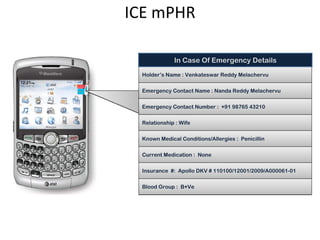 Pcn Reddy M health presented by Dr. K. ganapathy | PDF