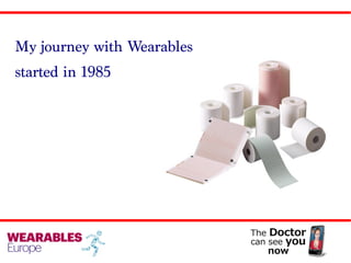 My journey with Wearables
started in 1985
 