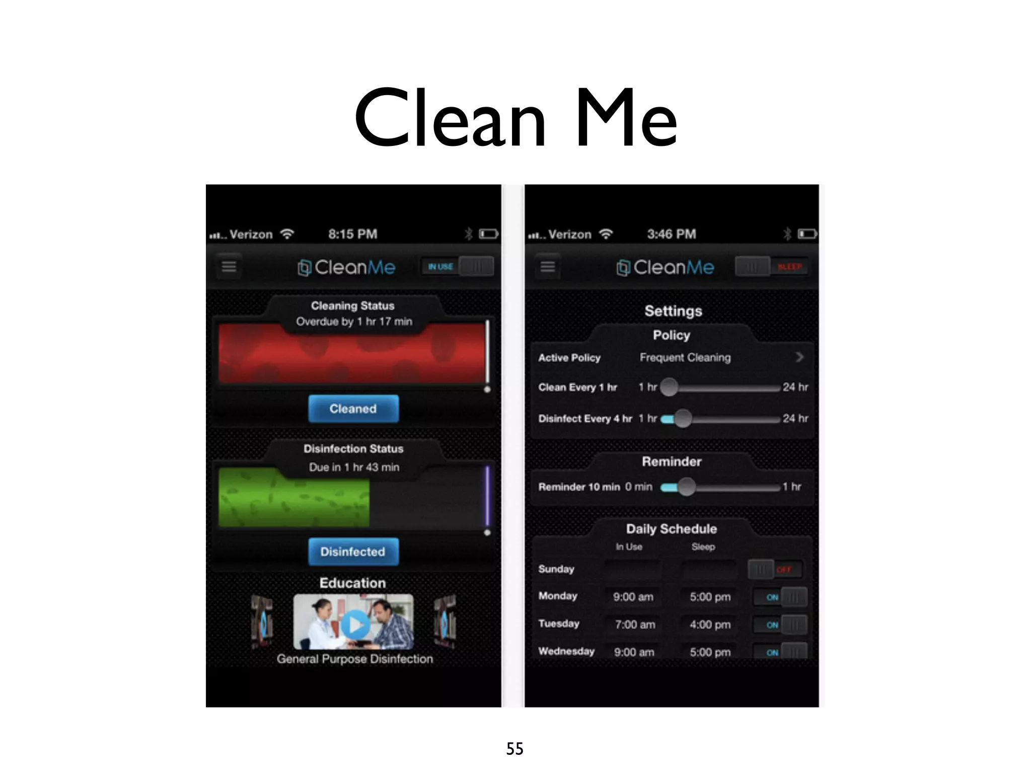 Clean Me 
55 
 