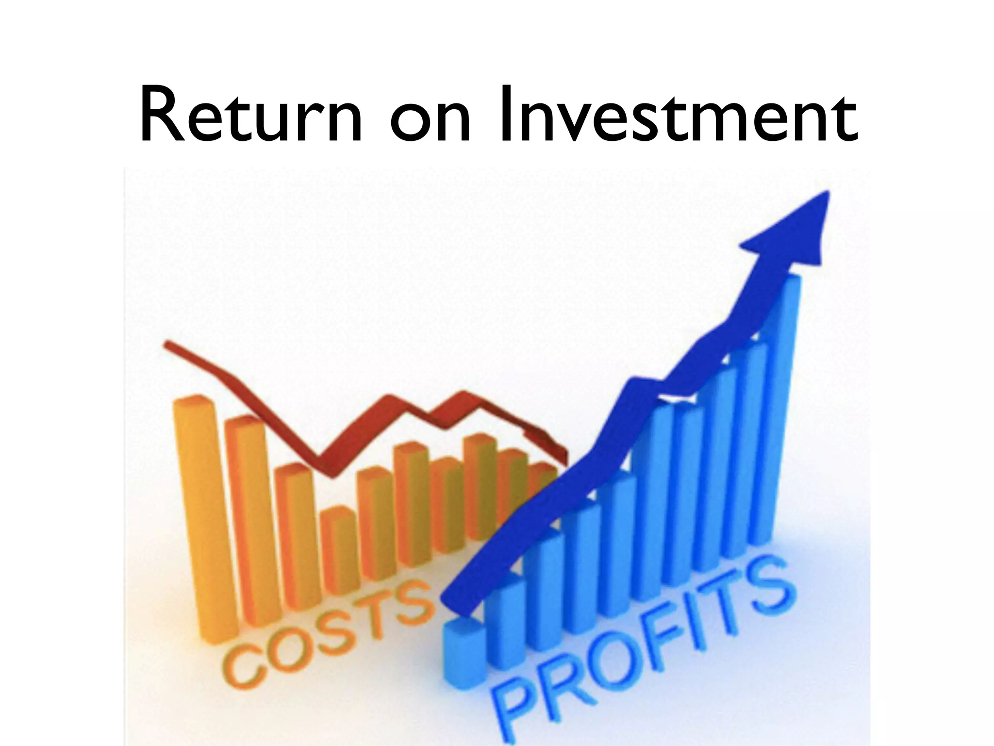 Return on Investment 
87 
 