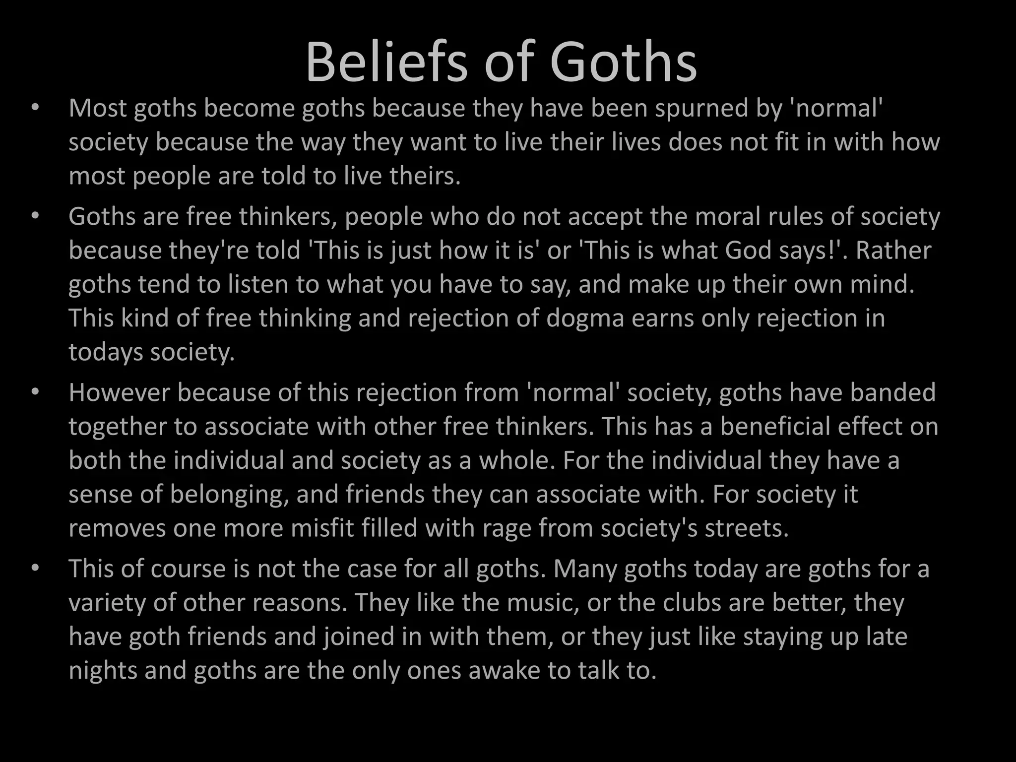 Values Taking a ‘spliff’ aids you having a good time