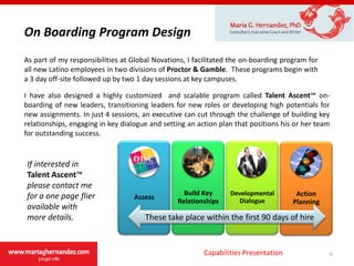 On-Boarding Program Design