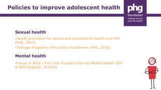 My Healthy Future - the future of adolescent health | PPT