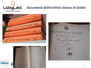 31
Documenti dell’archivio Storico di Soleto
 