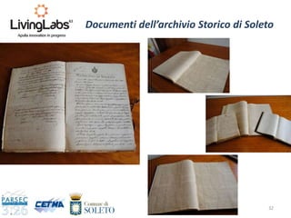 32
Documenti dell’archivio Storico di Soleto
 