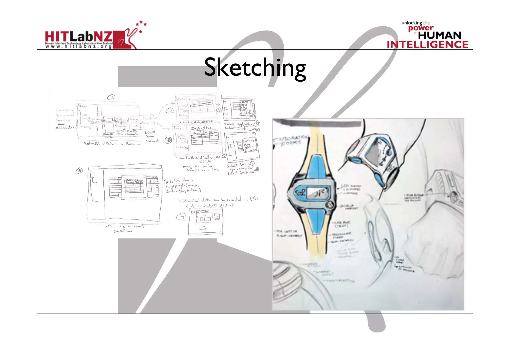 Sketching
 