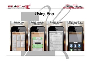 Using Pop
 