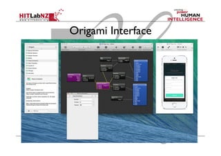 Origami Interface
 