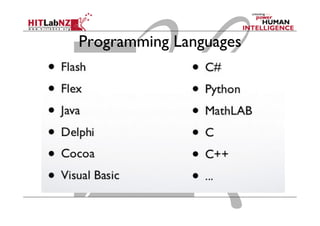 Programming Languages
 