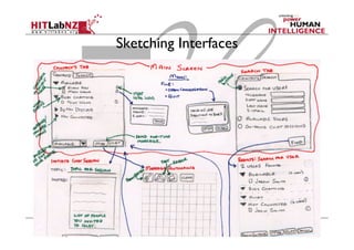 Sketching Interfaces
 