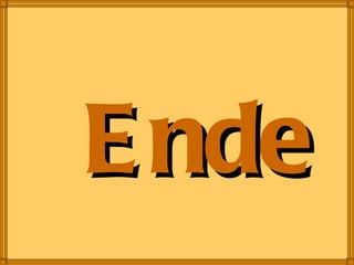 Ende 