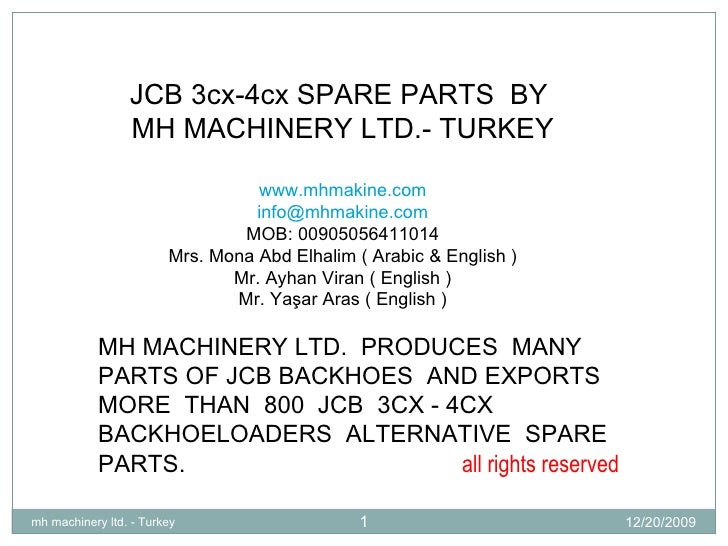 JCB PARTS 3CX PART NO. 716//12800 SENDER-WATER TEMP.