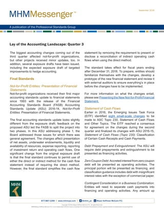 Lay of the Accounting Landscape: Quarter 3 | PDF
