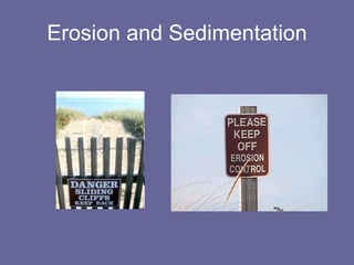 Erosion and Sedimentation 