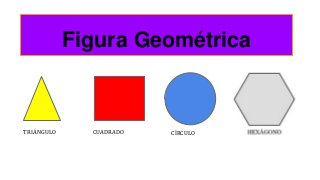Figura Geométrica
TRIÁNGULO CUADRADO CÍRCULO
 
