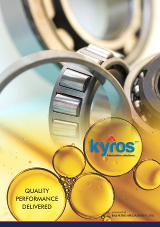 Kyros Industrial Lubrication Solutions brochure