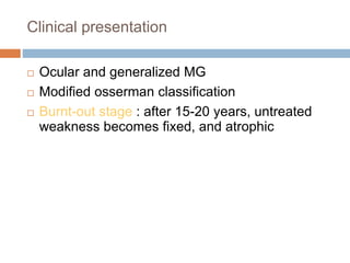 Myasthenia Gravis - by MHR Corp | PPTX