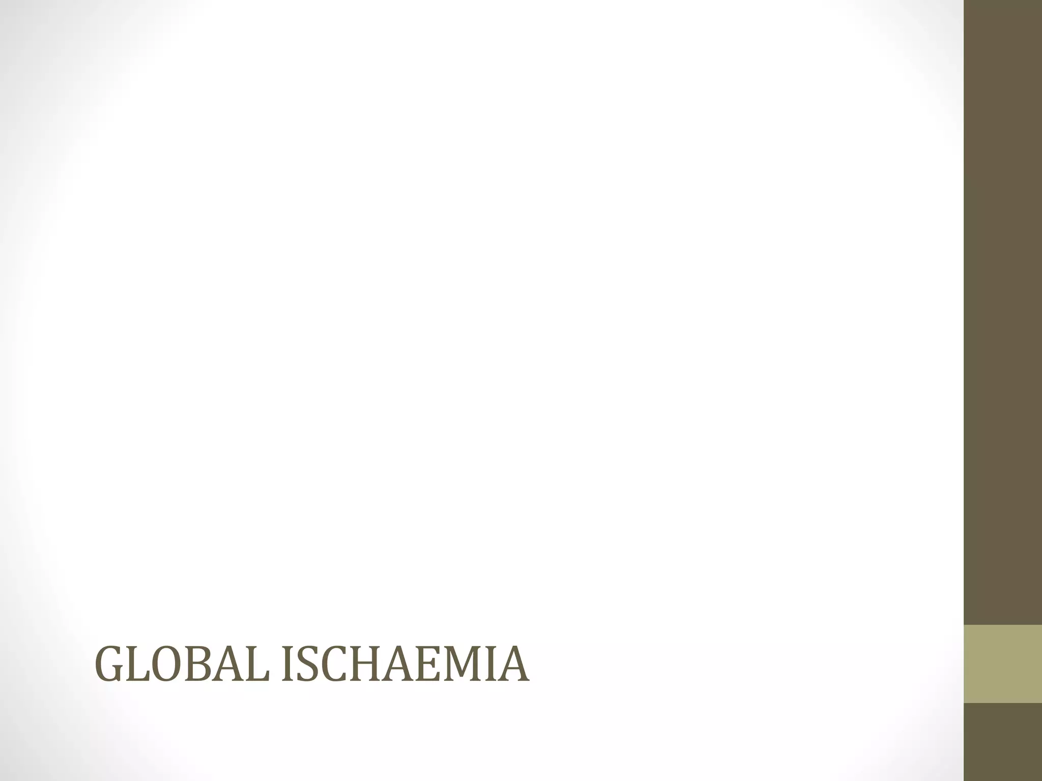 GLOBAL ISCHAEMIA
 