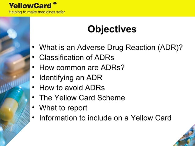 MHRA Yellow Card Scheme | PPT | Pharmaceutical Drugs | Medical Health
