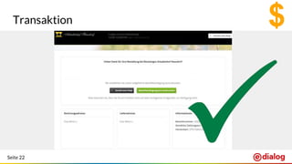 Seite 22
Transaktion
 