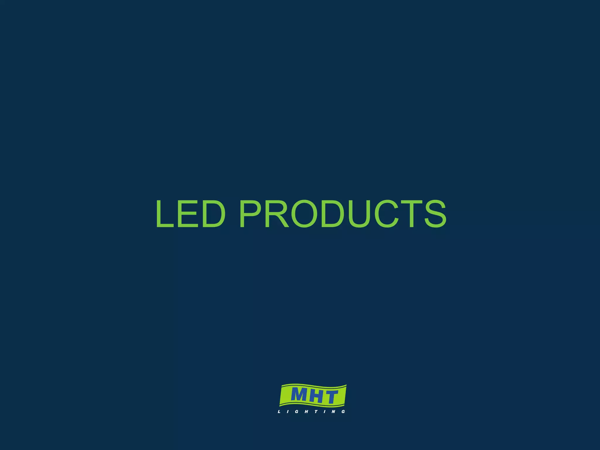 Rev. 1.1
LED PRODUCTS
 