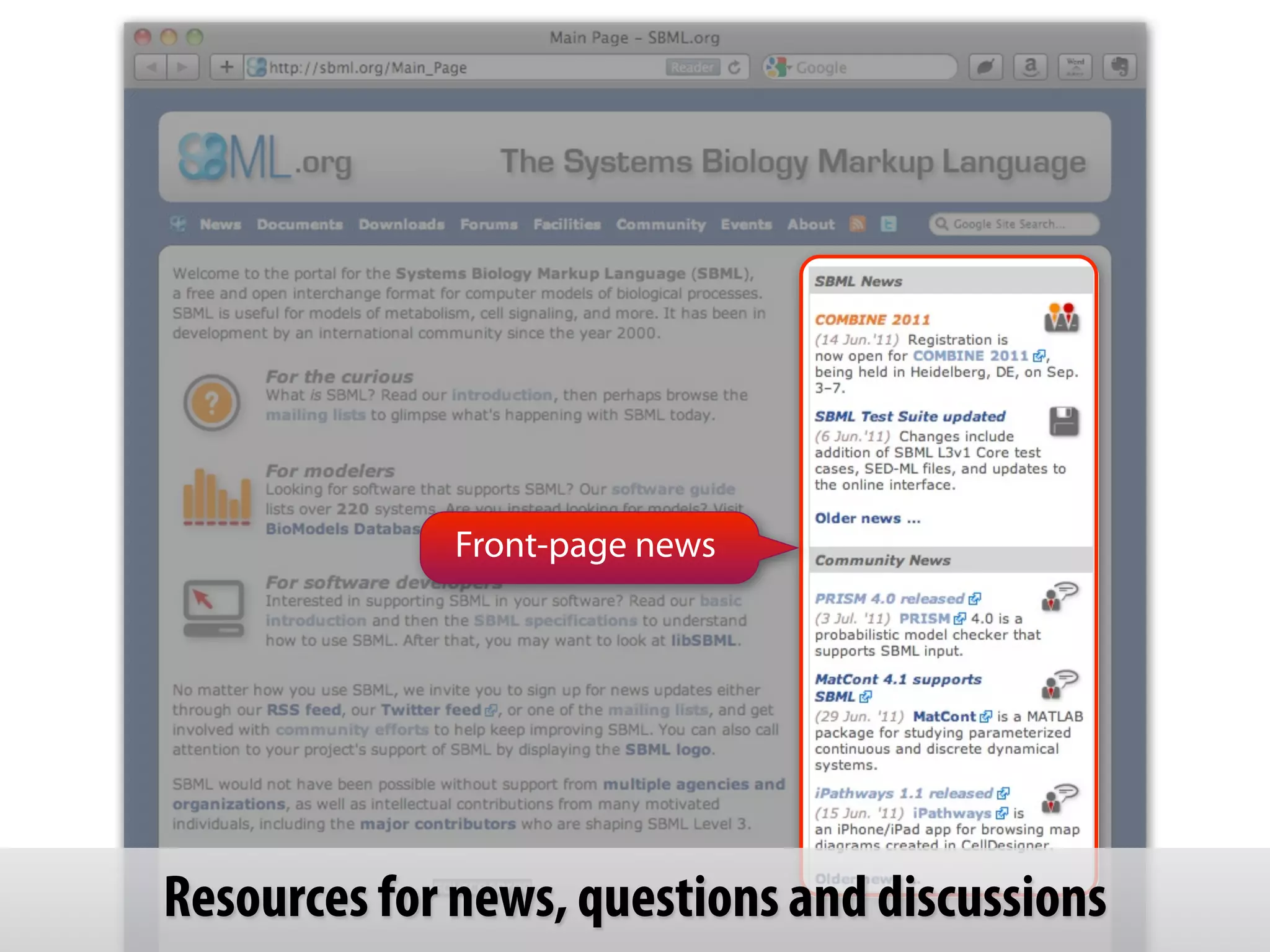 Front-page news




Resources for news, questions and discussions
 