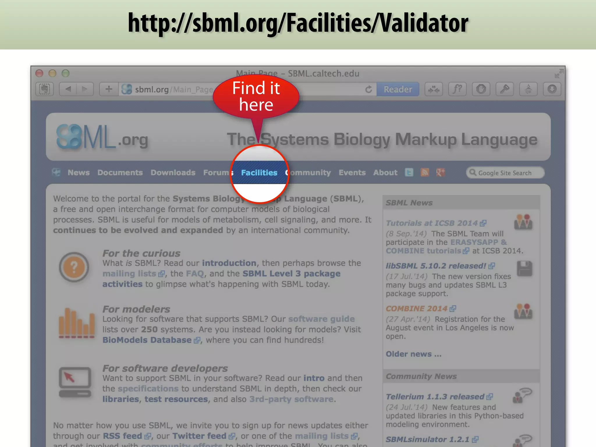 http://sbml.org/Facilities/Validator 
Find it 
here 
 