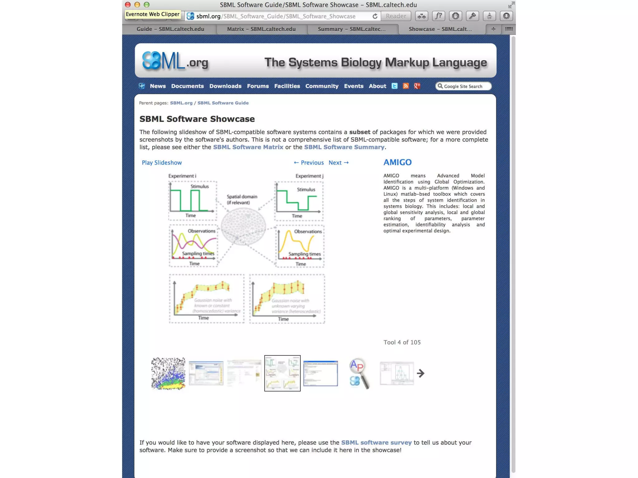 Some SBML-related resources at SBML.org