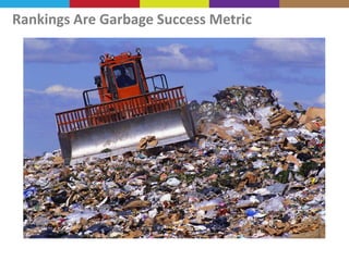 Rankings Are Garbage Success Metric

 
