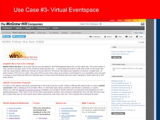 Use Case #3- Virtual Eventspace 