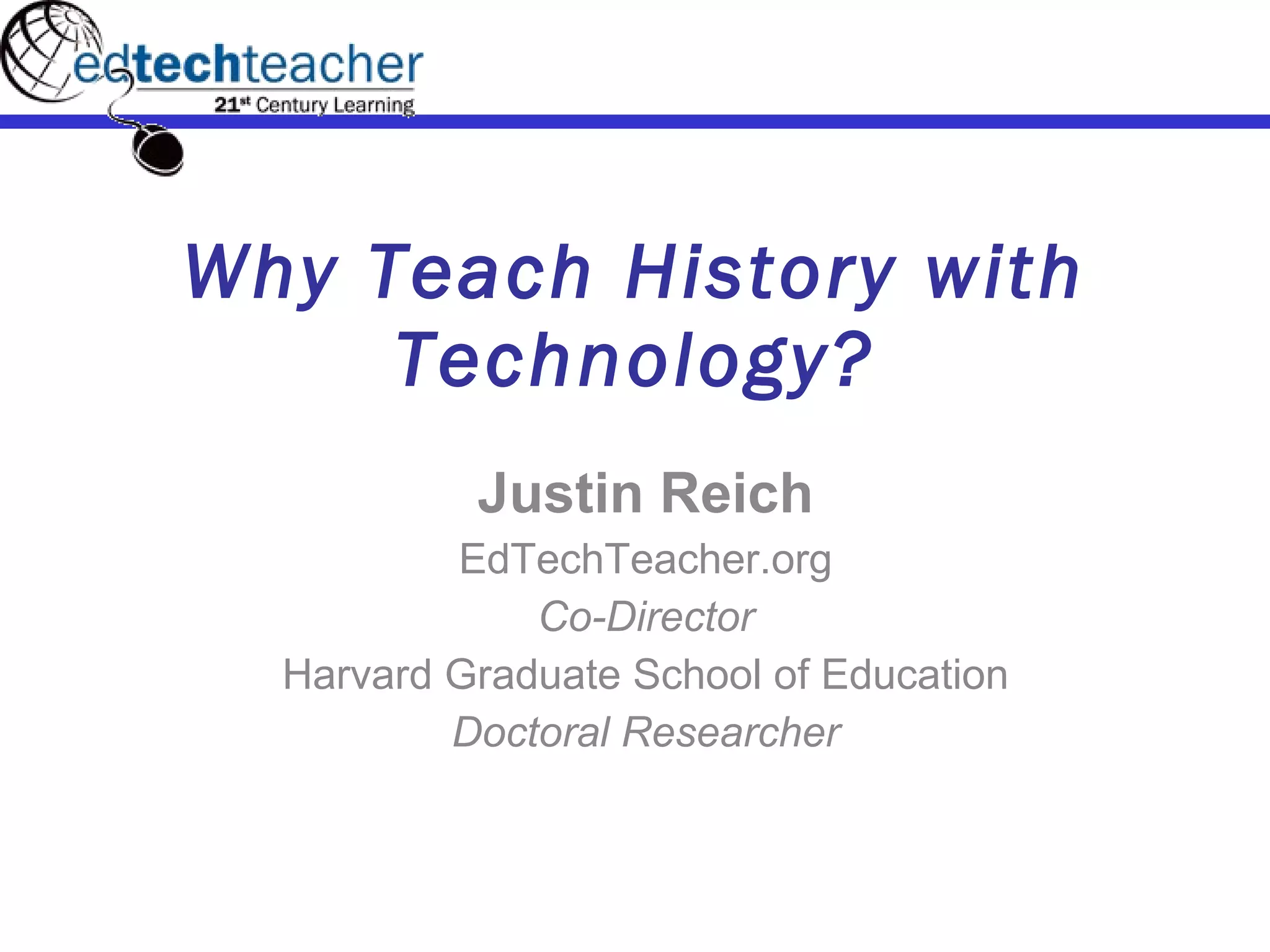 Why Teach History