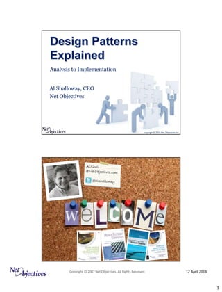 Design Patterns Explained: From Analysis through Implementation | PDF