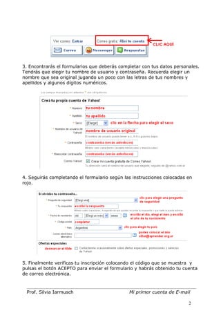 Mi Primer Cuenta De Email