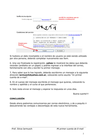 Mi Primer Cuenta De Email