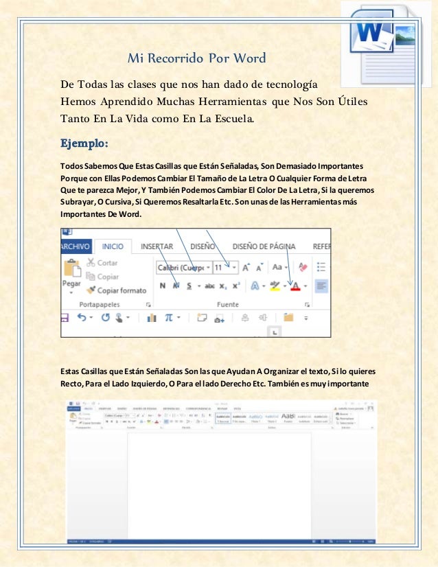 Mi Recorrido Por Word