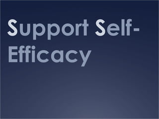 S upport  S elf-Efficacy 