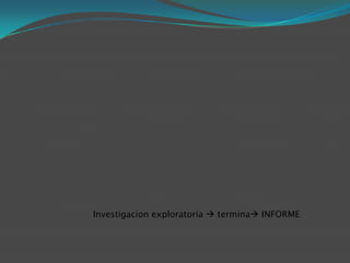 Investigacion exploratoria  termina INFORME
 