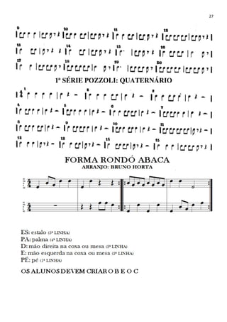 27
1ª SÉRIE POZZOLI: QUATERNÁRIO
 