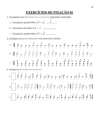 40
EXERCÍCIOS DE FIXAÇÃO 01
 