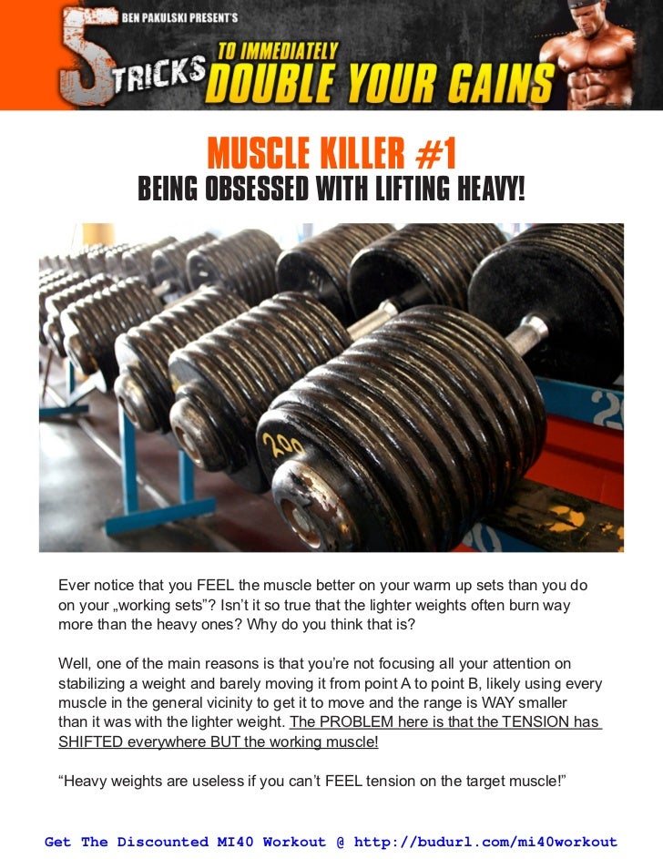 70 15 Minute Mi40 workout program for Beginner