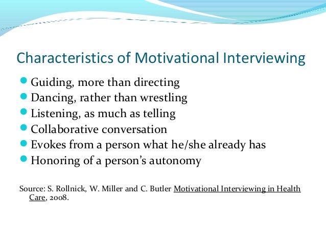Motivation and it is