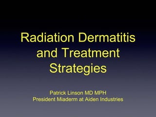 Miaderm® Radiation Relief Lotion & Miaderm-L