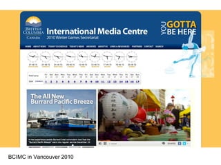 BCIMC in Vancouver 2010 