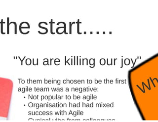 Scrumdiddlyumptious & the Killjoys - Mia Horrigan - AgileNZ 2017