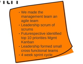 Scrumdiddlyumptious & the Killjoys - Mia Horrigan - AgileNZ 2017